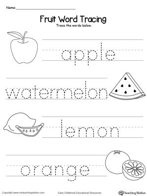 Beginner Preschool Writing Worksheets