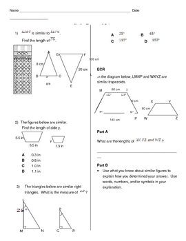 7th Grade Similar Polygons Worksheet
