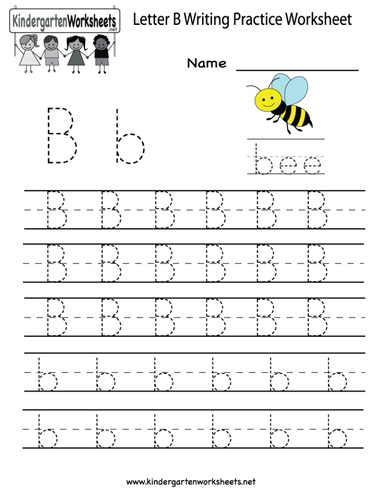 Alphabet Handwriting Worksheets B