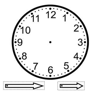 Clock Printable Template
