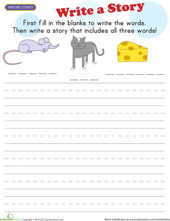 1st Grade Creative Writing Worksheets For Grade 1