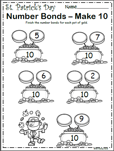 Number Bonds To 10 Worksheet Primary Resources