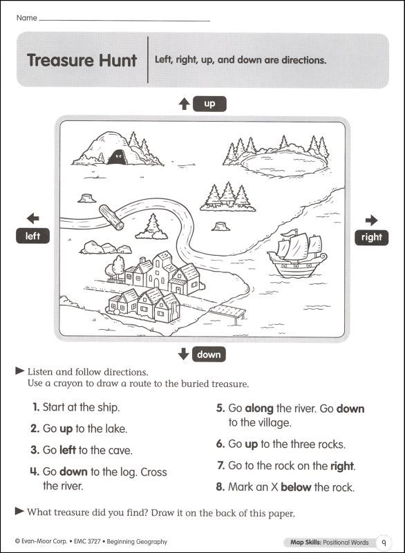3rd Grade Free Map Skills Worksheets