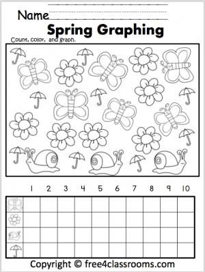 Graphing Worksheets For Kindergarten