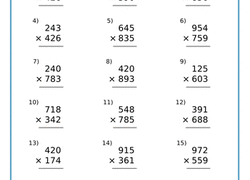 Math Practice Worksheets 5th Grade