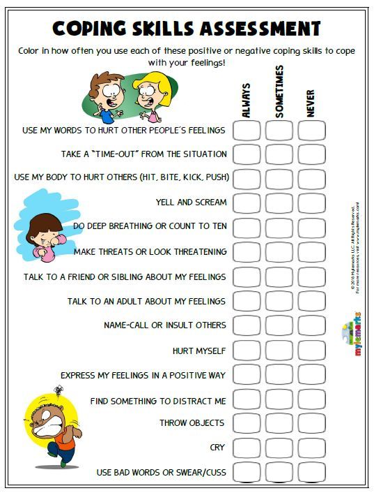 Anger Worksheets For Kids