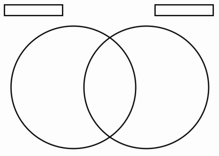Venn Diagram Printable With Lines