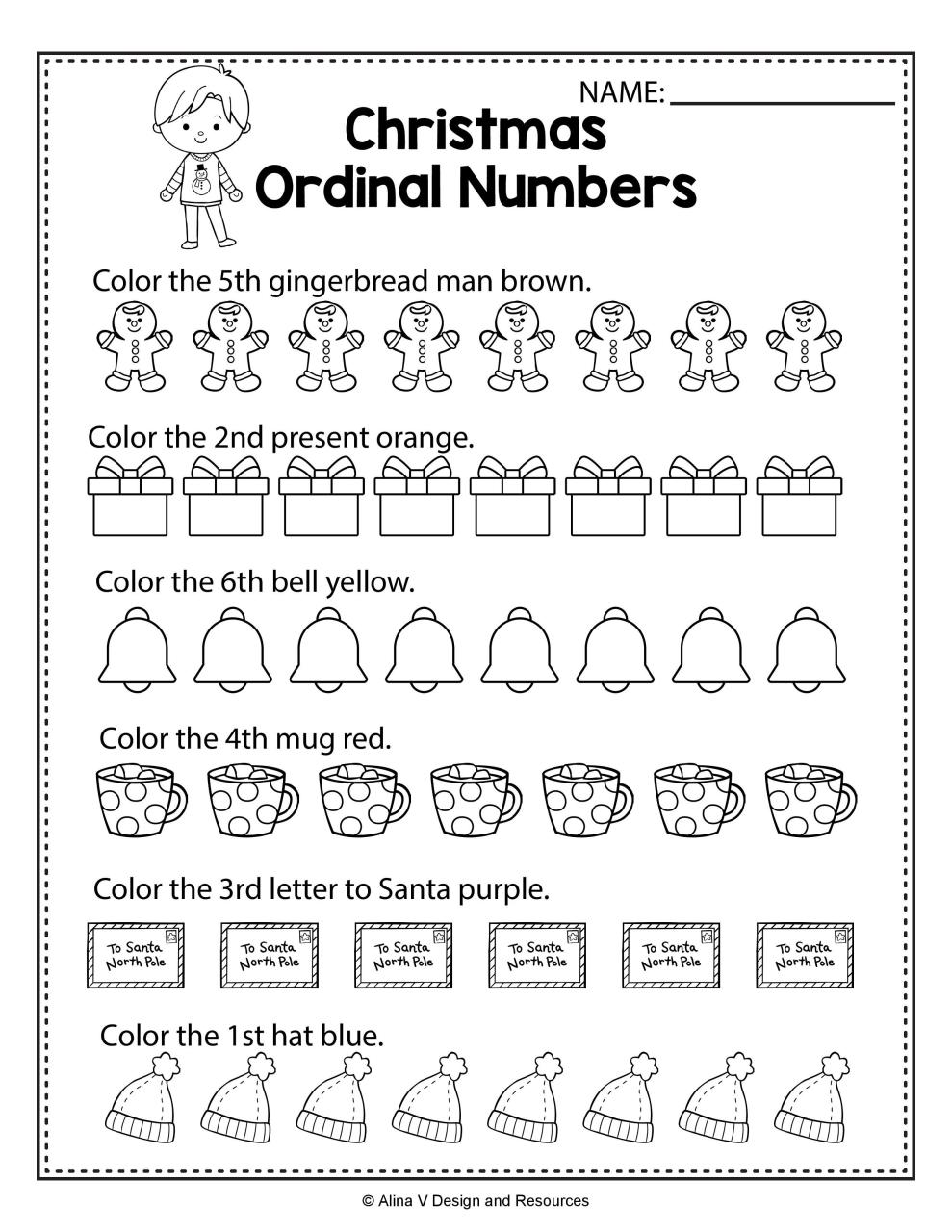 3rd Grade Ordinal Numbers Worksheet Grade 4