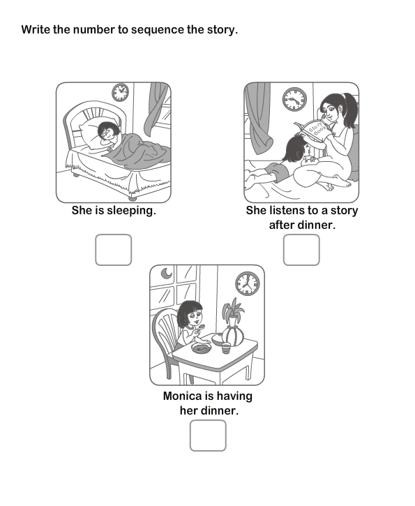 Sequence Of Events Worksheets Preschool