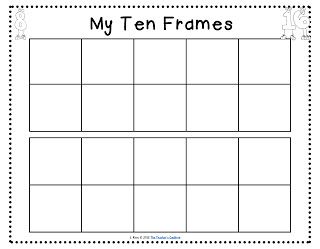 Blank Ten Frame Printable
