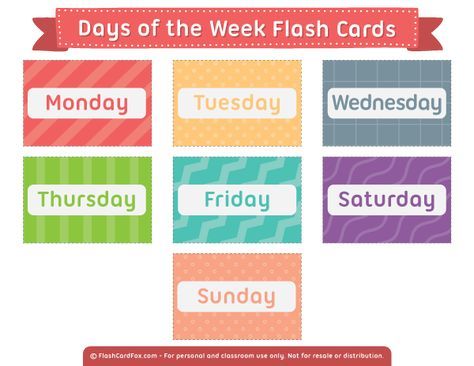 Days Of The Week Printables English And Spanish