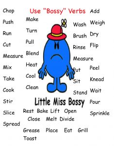 2nd Grade Bossy Verbs Worksheet