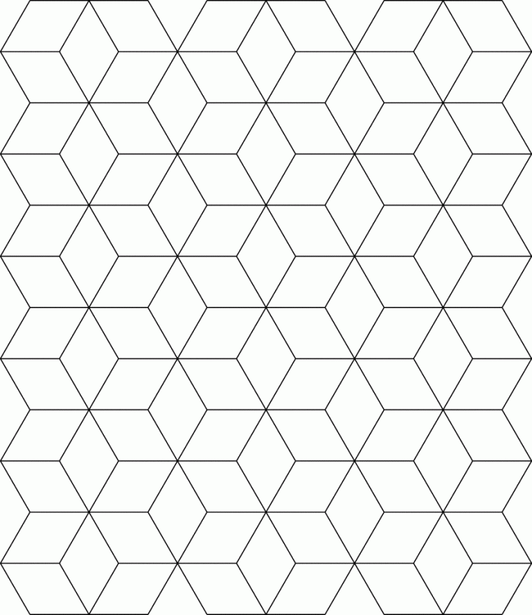 Printable Tessellation Worksheets
