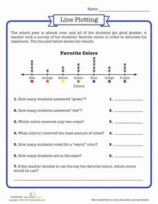 Frequency Table Worksheet 4th Grade