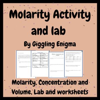 Molarity Worksheets
