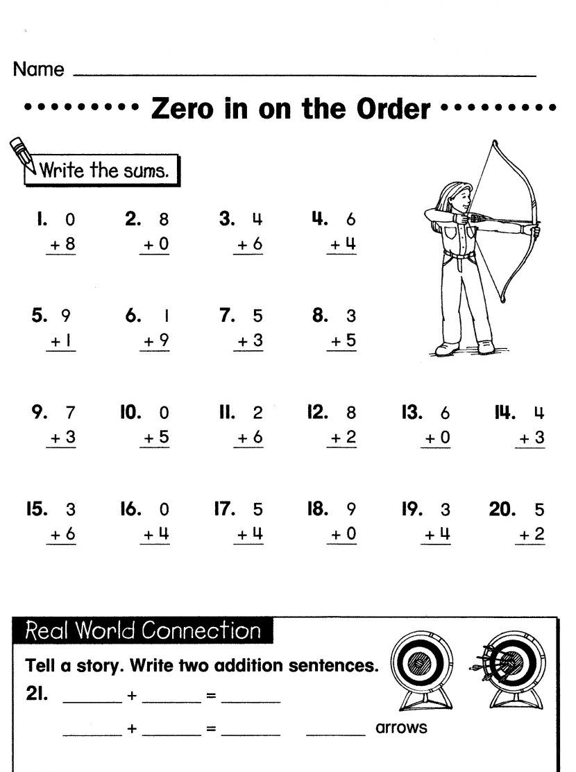 Math Problems For 1st Graders Pdf