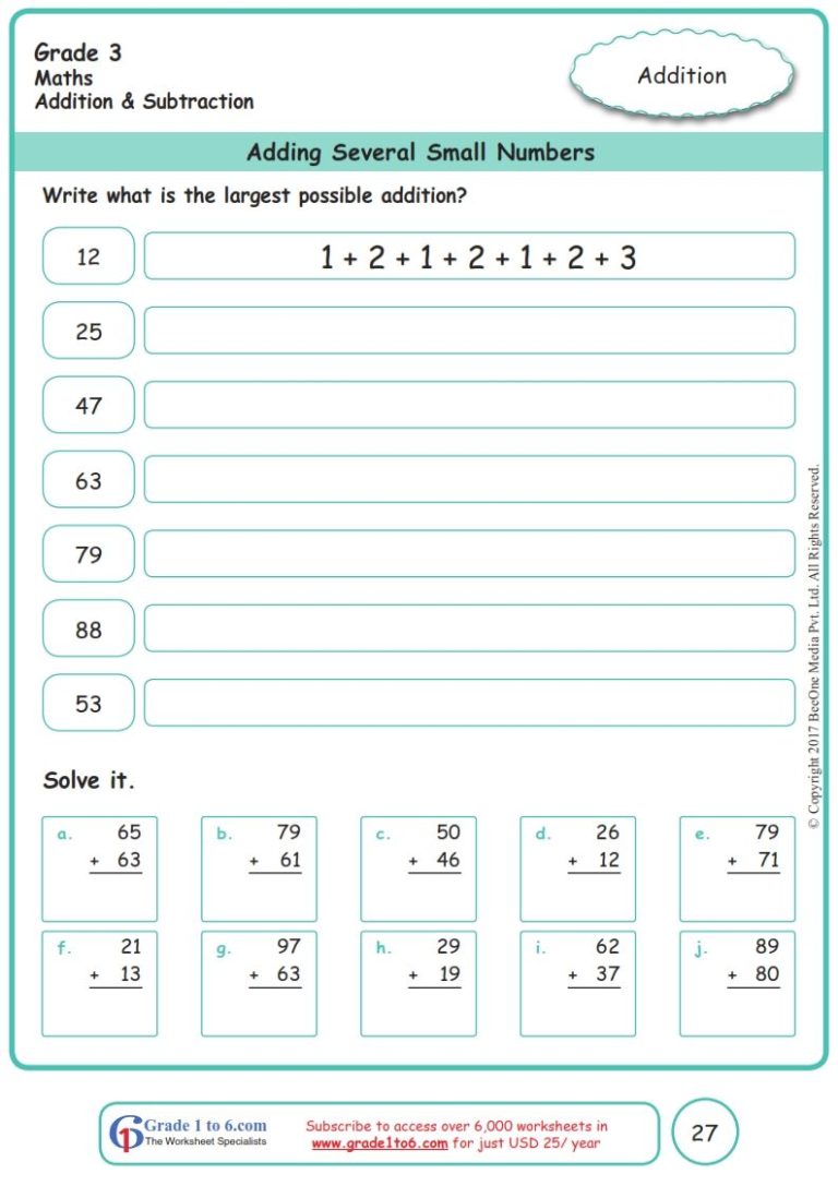 Number Patterns Worksheets Pdf