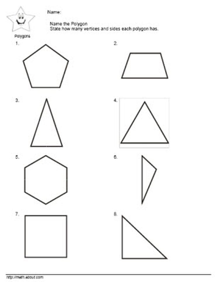 Polygons Worksheets For Grade 2