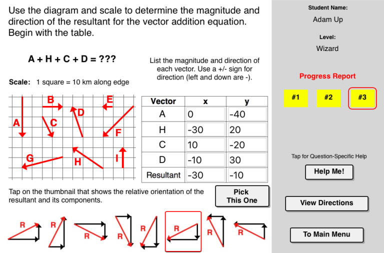 Vector Addition Worksheet Answers The Physics Classroom