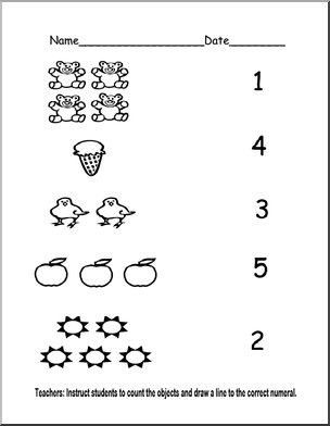 Pre Kindergarten Worksheets Math