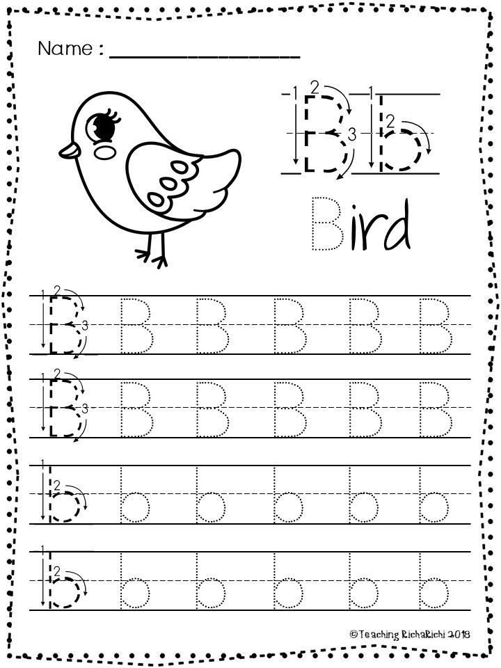 Abc Tracing Worksheets For Preschool