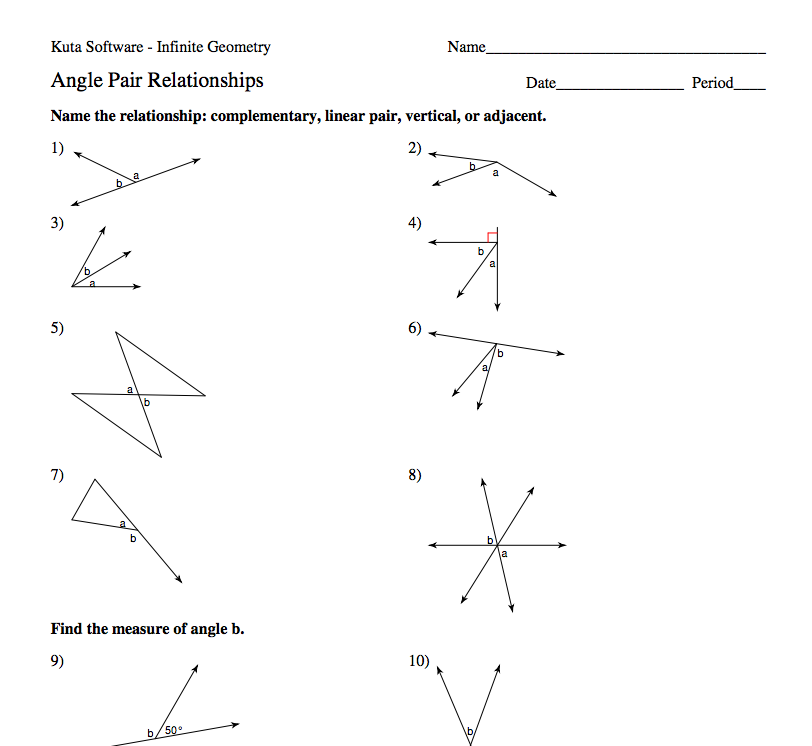 Kuta Software Special Right Triangles Worksheet