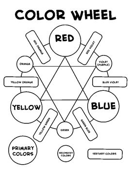 Color Theory Worksheets For Elementary