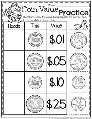 Money Worksheets For Kids