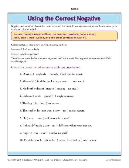 Parallel Structure Worksheet Making The Sentences Parallel Answer Key