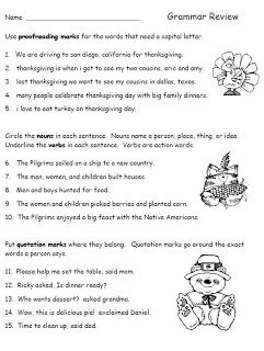 Thanksgiving Worksheets For 2nd Grade