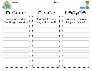 Recycling Worksheets Grade 3