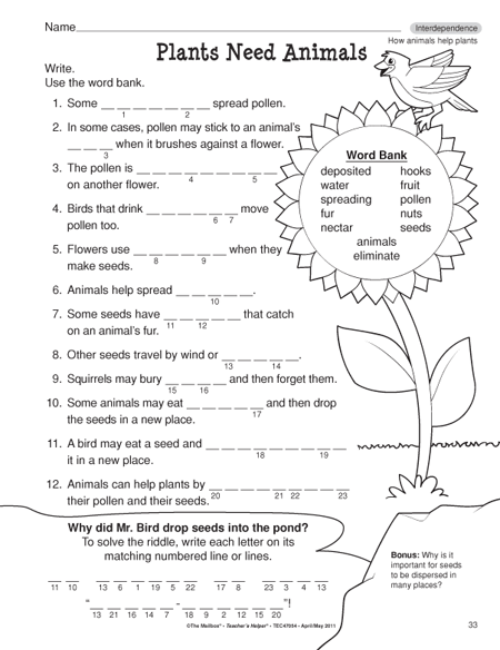 Science Worksheets For Grade 3