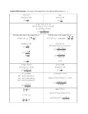 Implicit Differentiation Worksheet Pdf