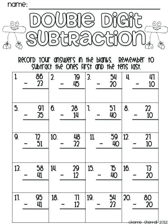 2 Digit Addition And Subtraction With Regrouping Pdf