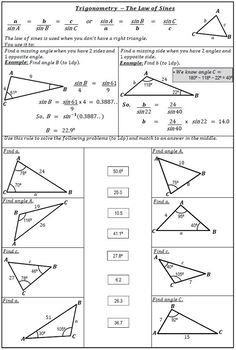 Pre Calc Right Triangle Trig Worksheet