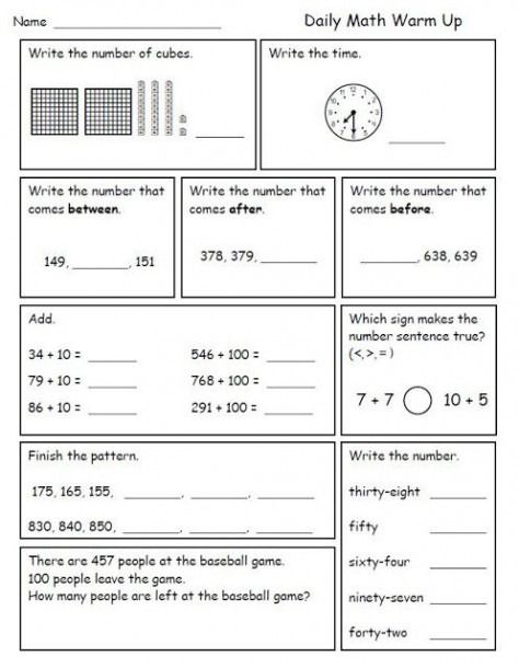 3rd Grade Grade 3 Math Worksheets Pdf