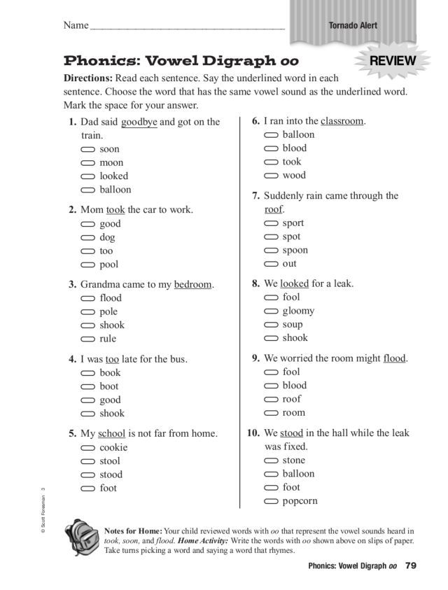 3rd Grade Long Vowel Sounds Worksheets