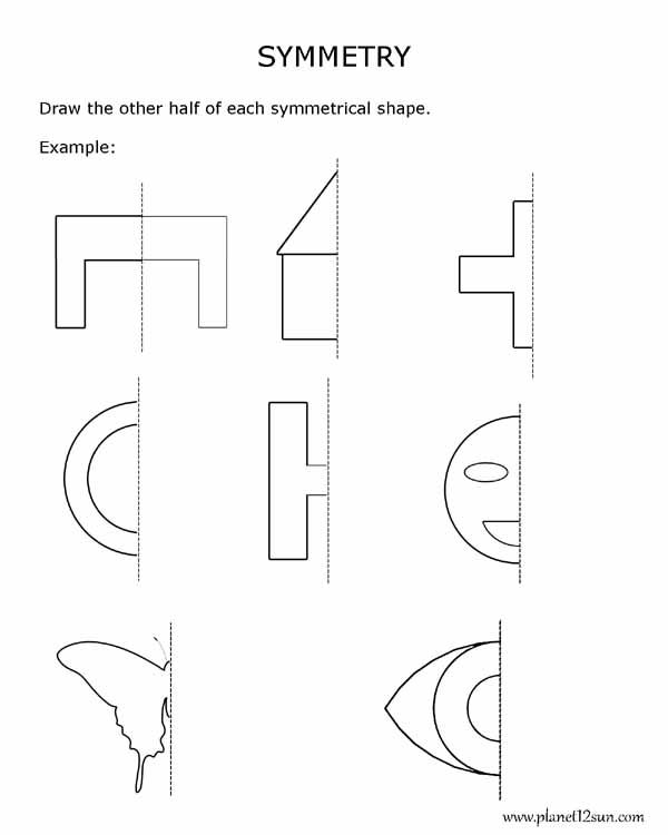 2nd Grade Symmetry Worksheets