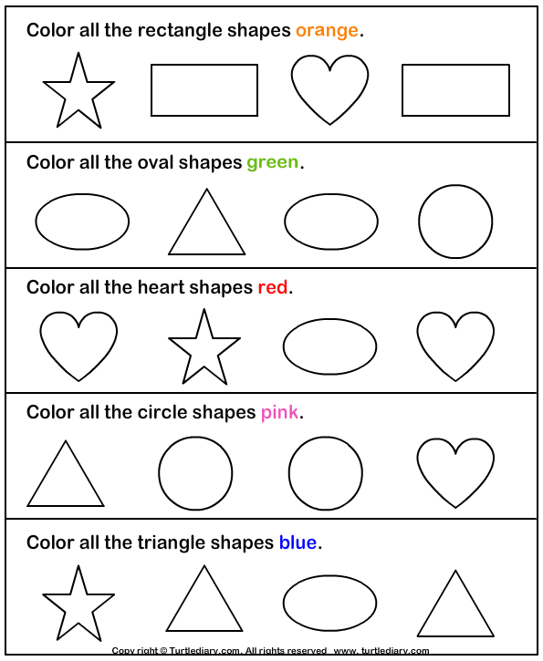 Preschool Math Worksheets For 4 Year Olds