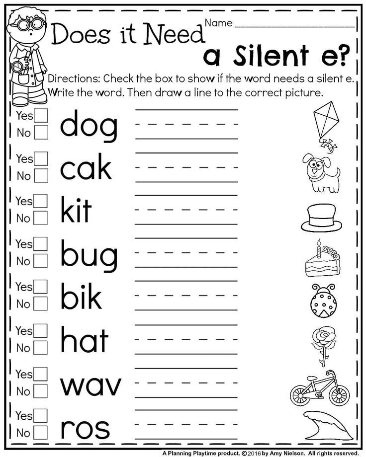 Worksheets For Kids 1st Grade