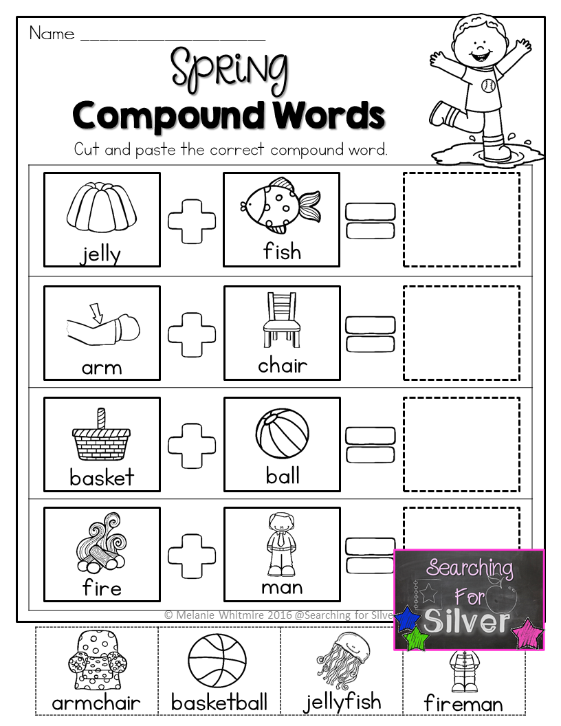 Compound Words Worksheet For Pre K