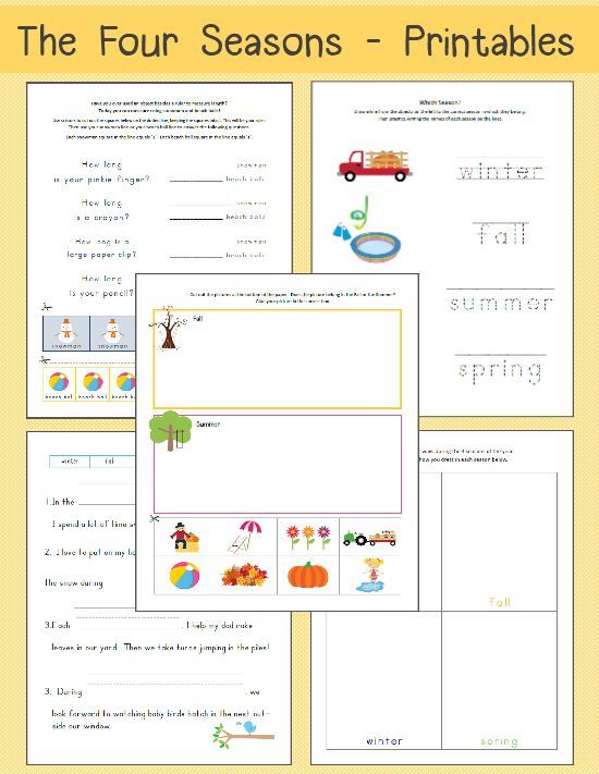 Seasons Worksheets For Grade 2