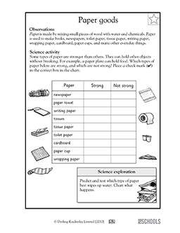 2nd Grade Science Worksheets For Kids