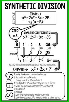 Polynomial Long Division Worksheet Answers