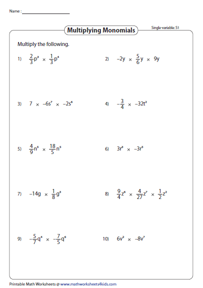 Practice Multiplying Binomials Worksheet