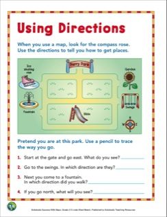 Directions Worksheet For Grade 2