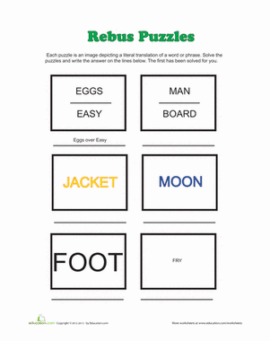 Common Core Sheets Brain Teasers