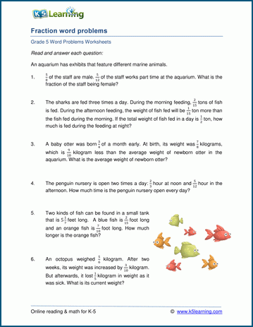 4th Grade Math Word Problems Worksheets Pdf With Answers