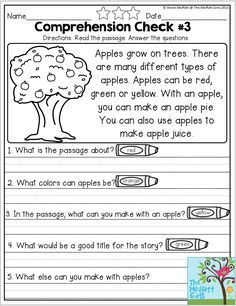 Reading Comprehension Worksheets For 2nd Grade Multiple Choice