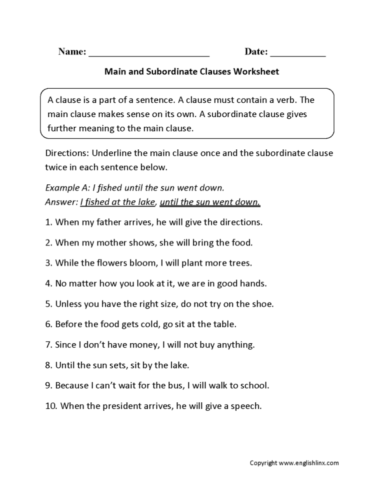 Noun Clause Test With Answers Pdf